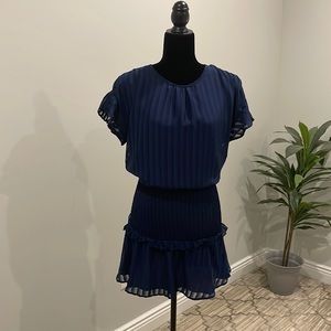 Navy aqua dress